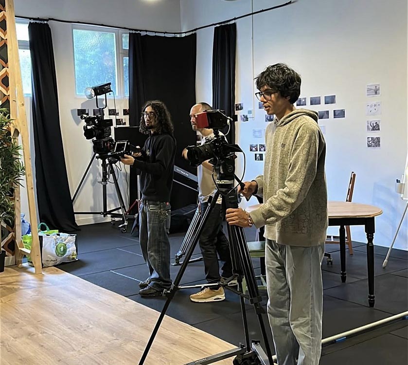 Premier projet pour nos étudiants – réalisation documentaire