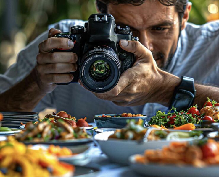 Photographie culinaire en studio